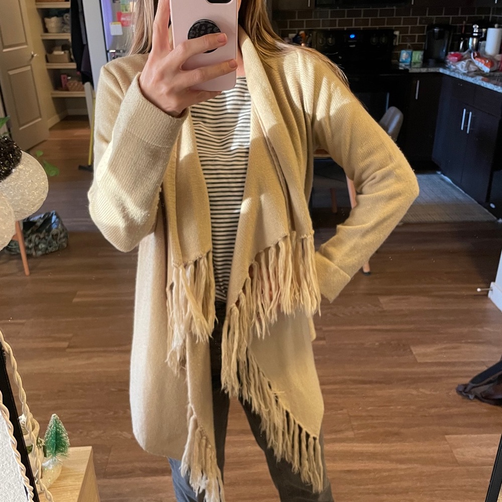 Fringe cardigan